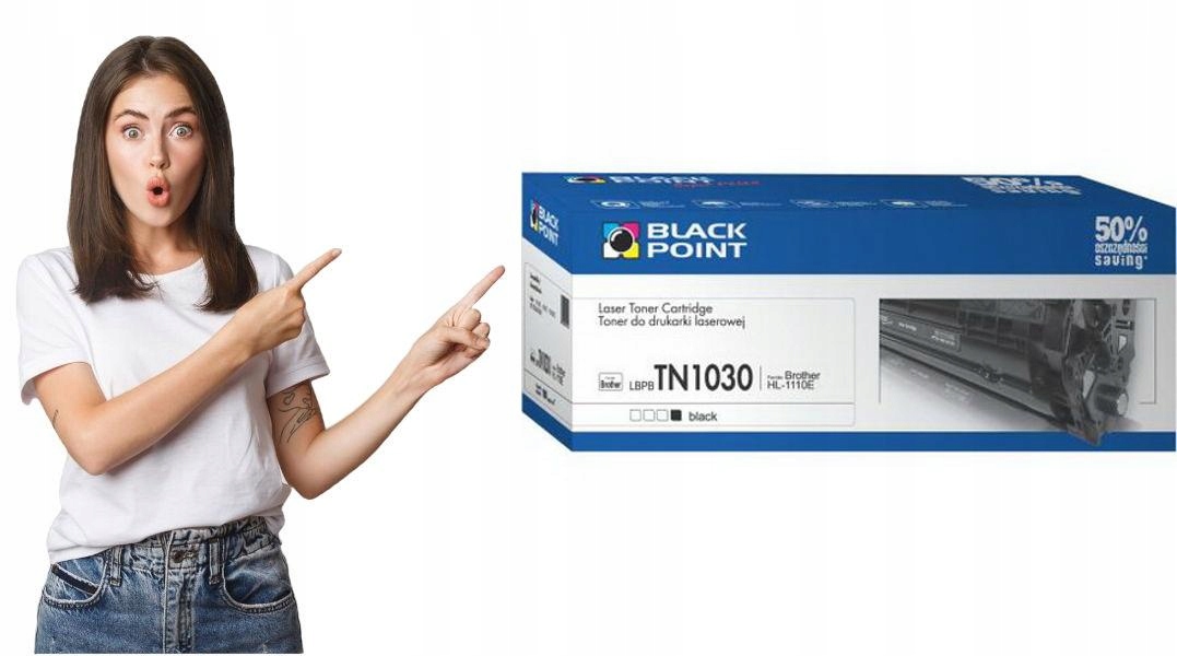 Toner czarny, zamiennik Brother TN-1030