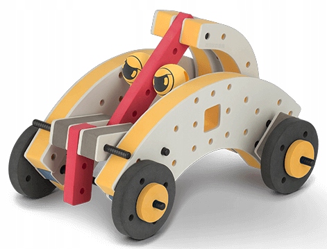 Klocki Inventor Box - Zestaw Wynalazcy (65 elementów) Bohater brak