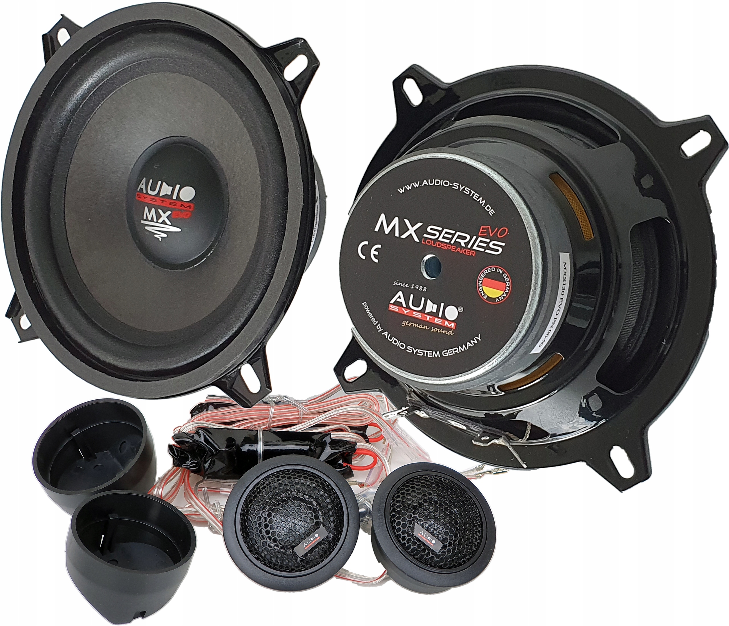 Audio System MX130 Evo Głośniki samochodowe Compo System 13cm 130mm 3Ohm