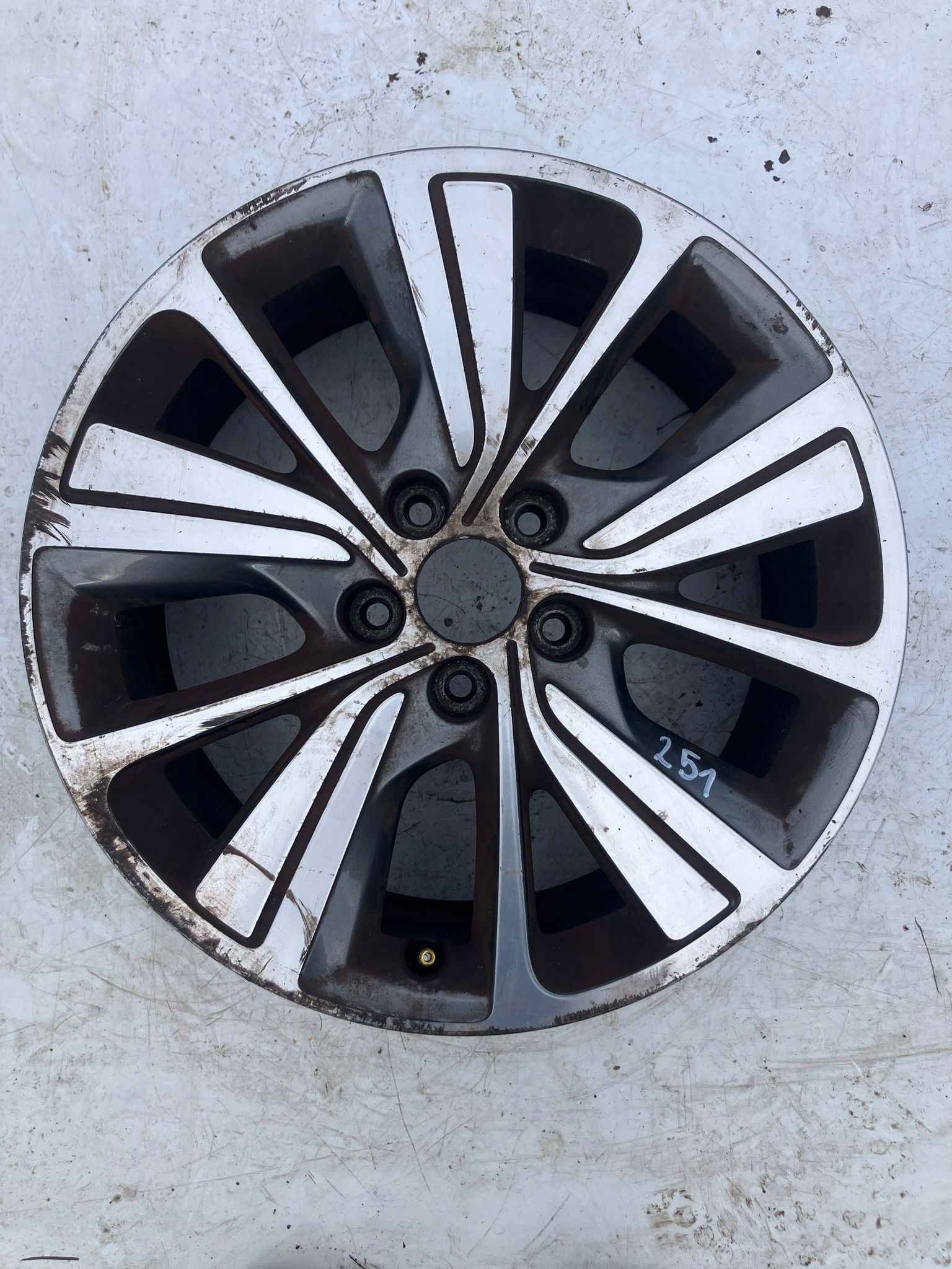 disk 17 CALI CITROEN C4 PICASSO II #251 9677090377