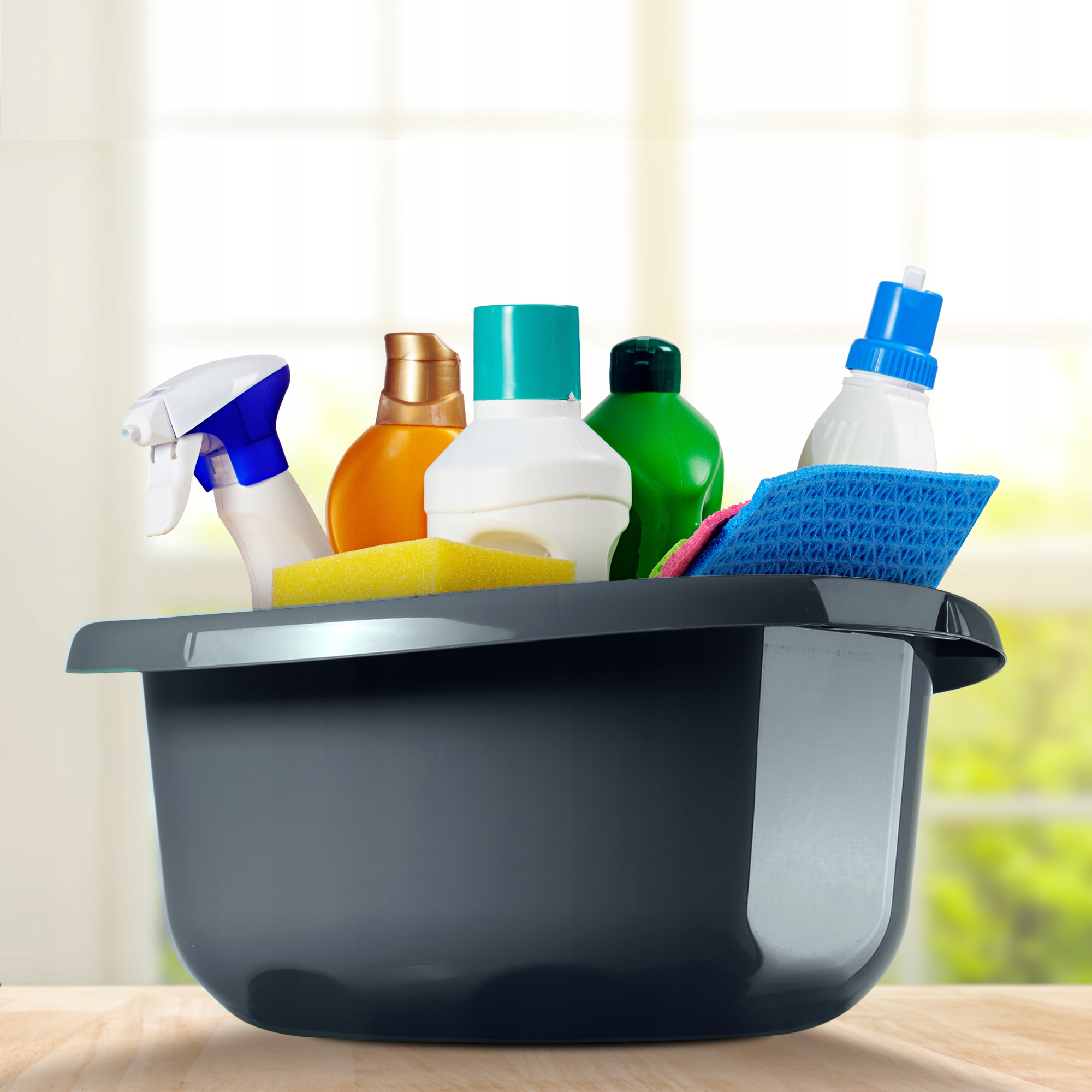 MISKA PLASTIKOWA OKRĄGŁA 15 L NA PRANIE MIEDNICA MISA Z UCHWYTAMI Marka Kadax