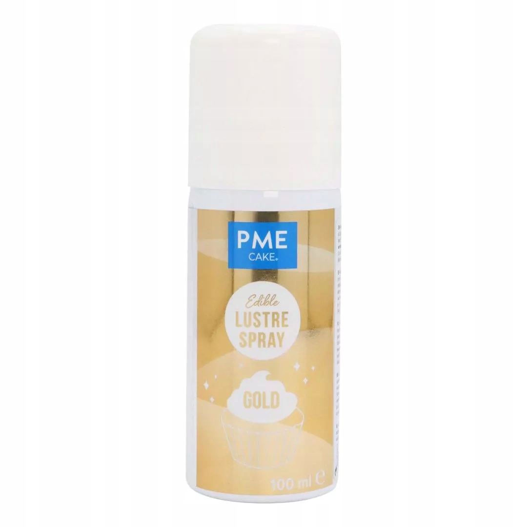 Levně Pme Potravinářská barva ve spreji 100ml zlatá