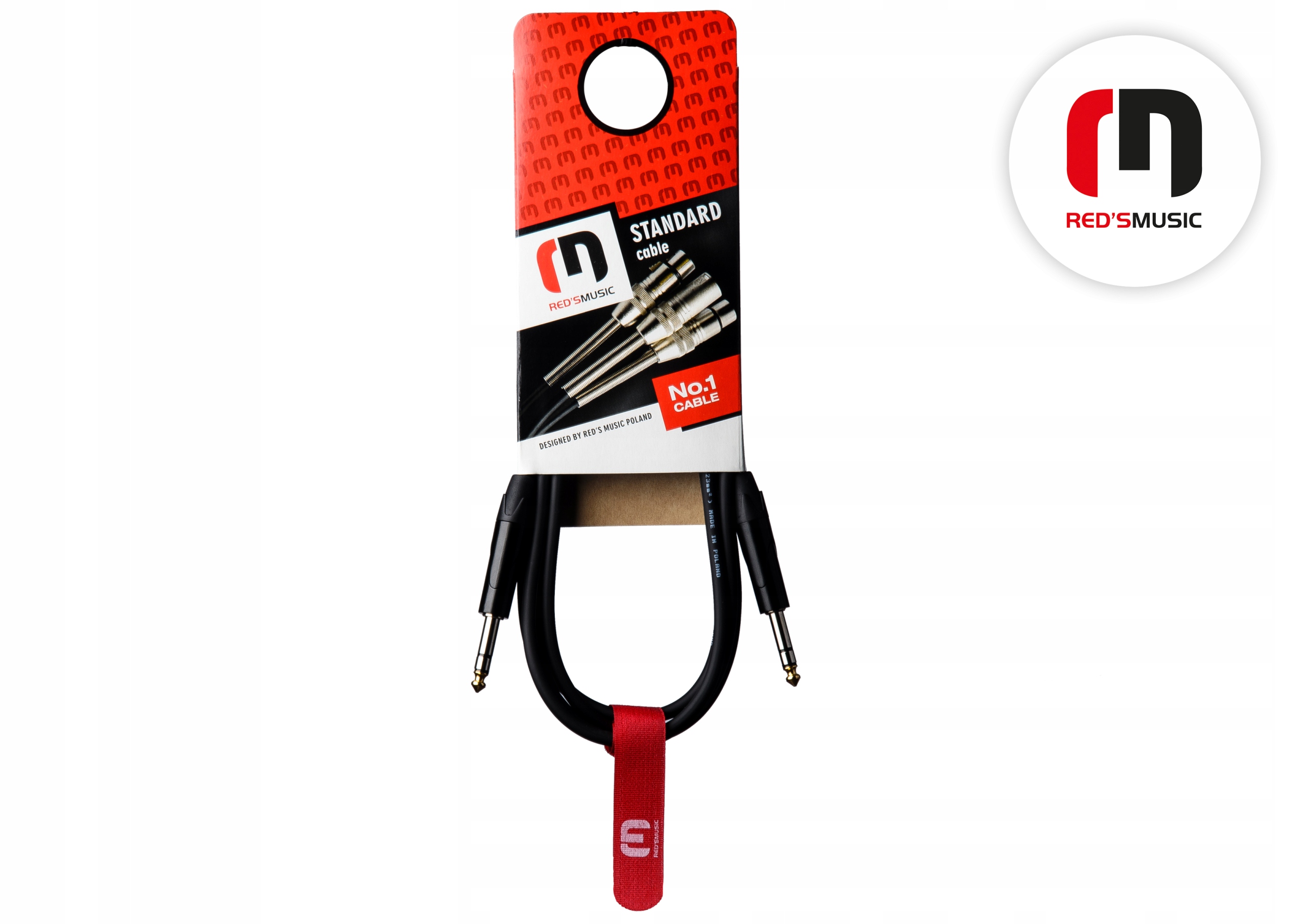 Kabel jack 6,3 mm jack 6,3 mm Red's Music MC1630 3 m