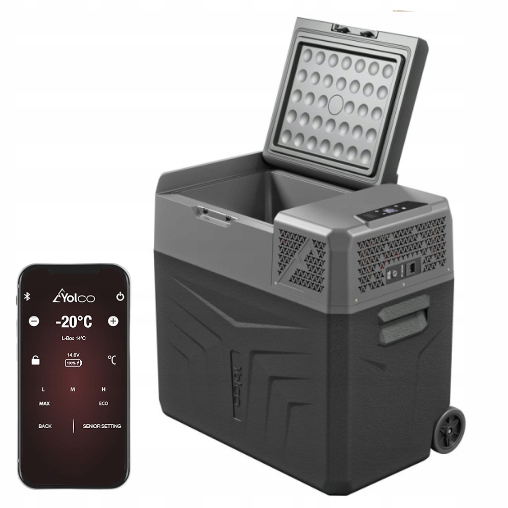Lodówka Kompresorowa Turystyczna Yolco BCX50 47L Do Domku Kampera Auta