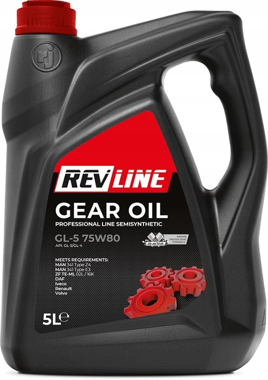 

Revline GL-5 75W80 olej przekładniowy op.5L