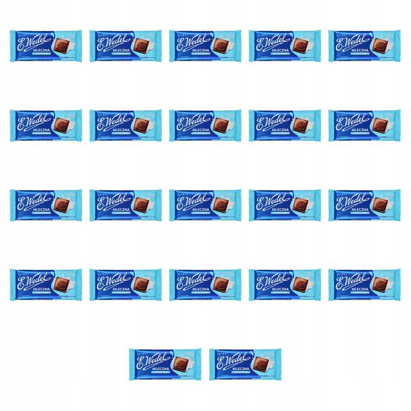 E.Wedel Czekolada Mleczna Aksamitna 90g X22