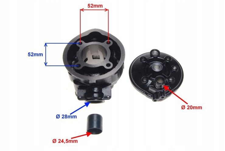 CYLINDER AM6 APRILIA RS RX YAMAHA DT TZR TUNING 70 Producent Kengo