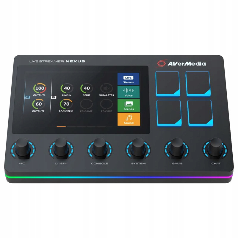 AVERMEDIA Live Streamer NEXUS mixer