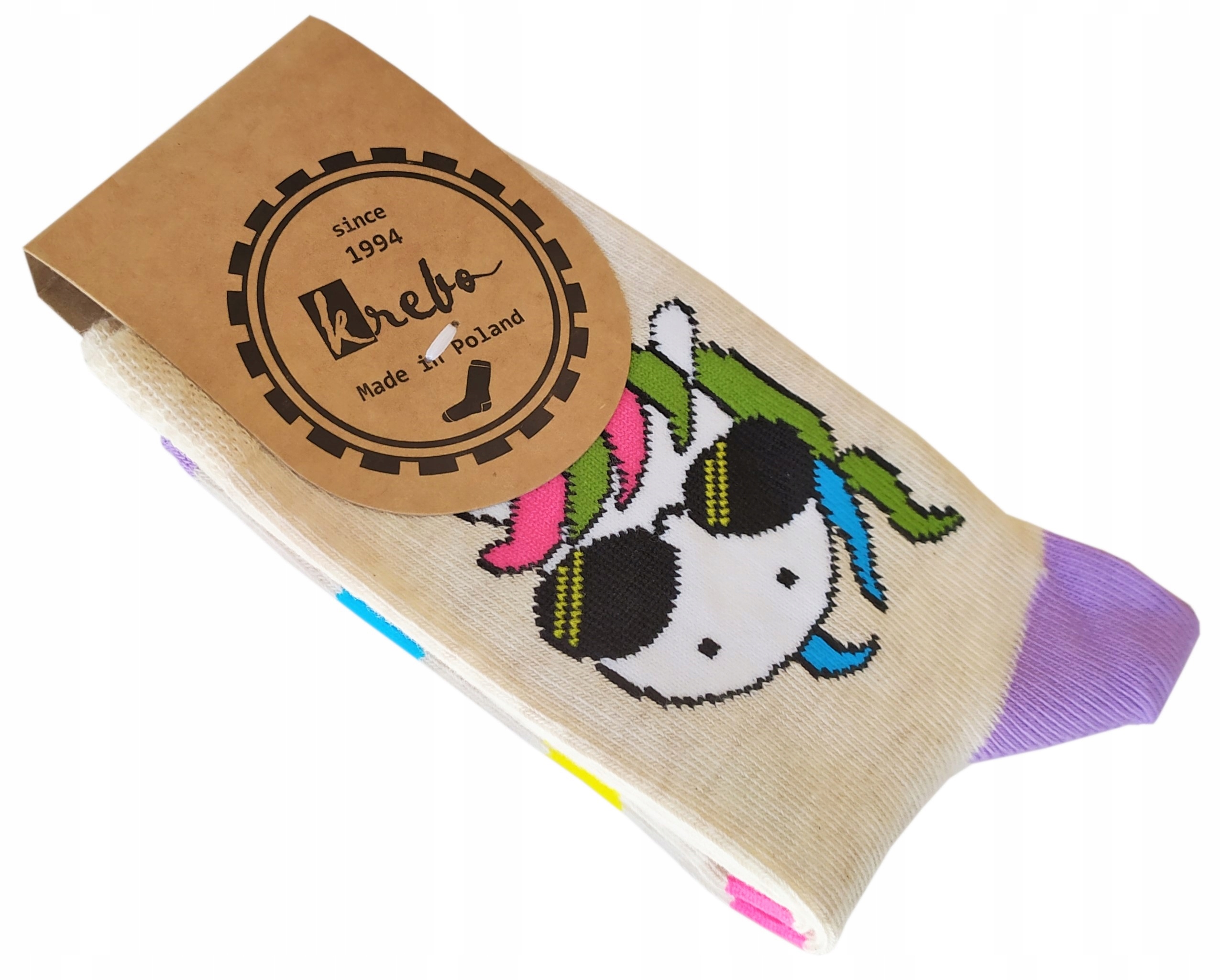 SKARPETY KREBO DZIECIĘCE KOLOROWE JEDNOROŻEC 27-30 Marka Inna marka