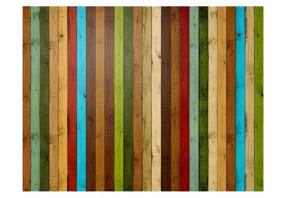 

Fototapeta - Wooden rainbow - 250X193