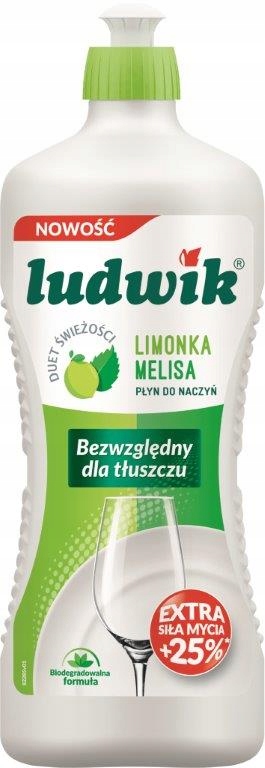 

Ludwik Płyn do Mycia Naczyń Limonka Melisa 900g
