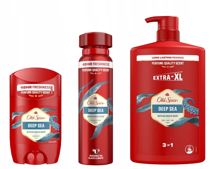 Deep Sea — zestaw: sztyft, spray i żel