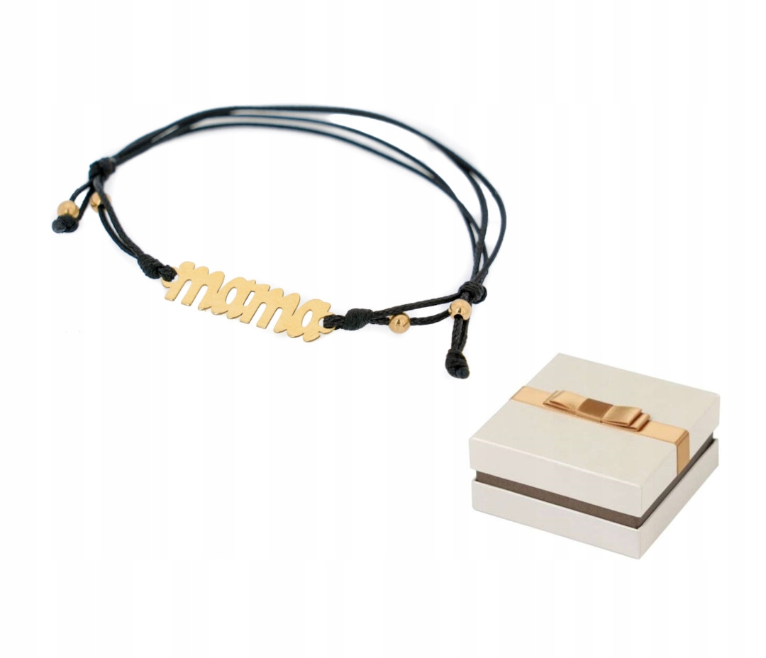 Zlato 585 Zlatý náramek s nápisem Maminka 14 karátů BZ29