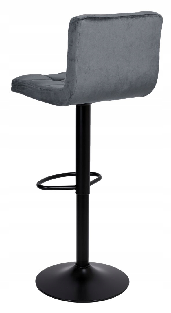 Hoker barowy Arako Black grafitowe Velvet Kolor mebla grafit