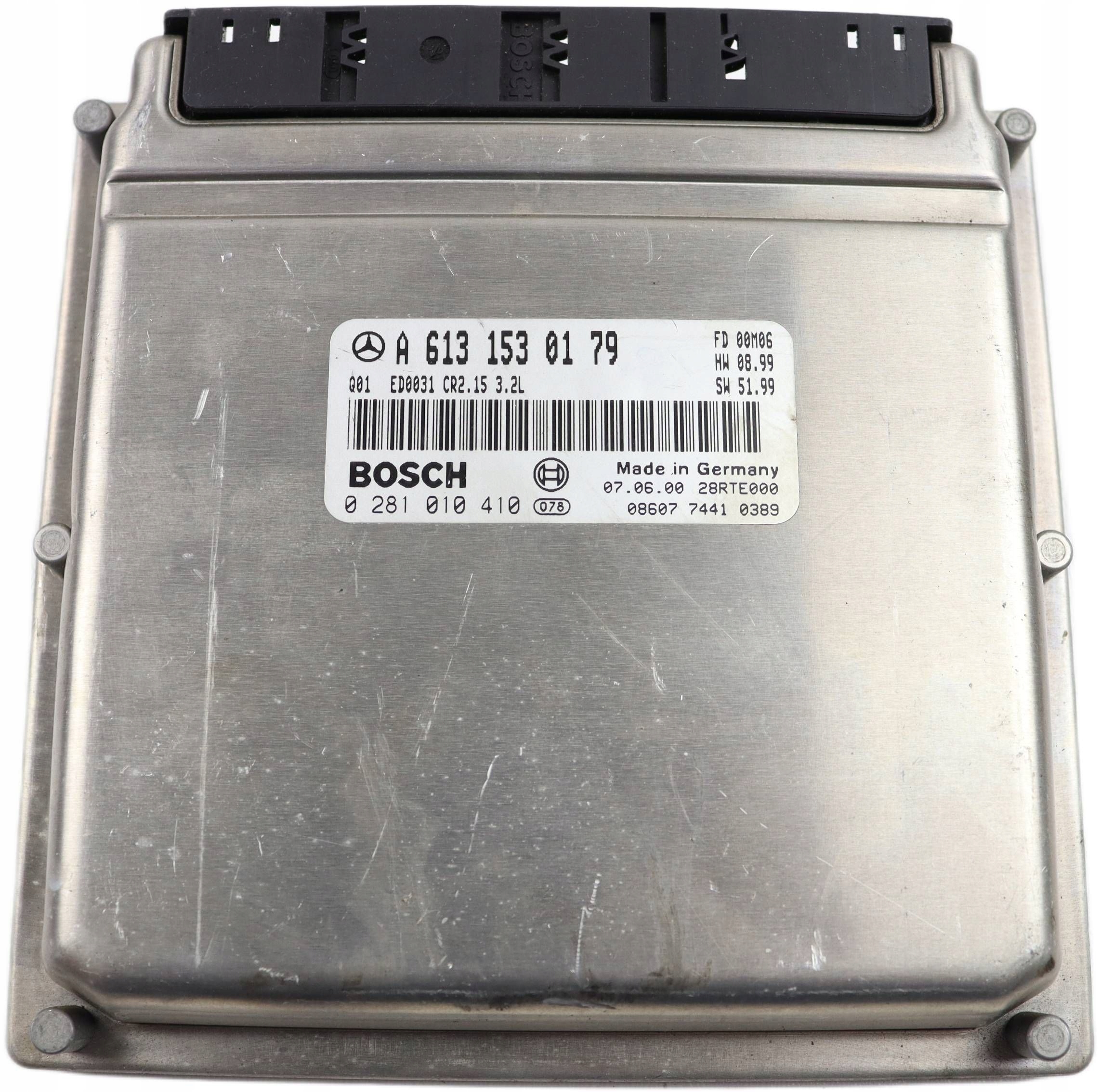 MERCEDES W220 computer control unit of the engine ECU 3.2 A6131530179 0281010410