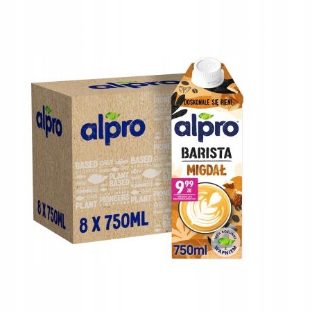 Levně Přírodní mandlový nápoj Alpro 750 ml x8