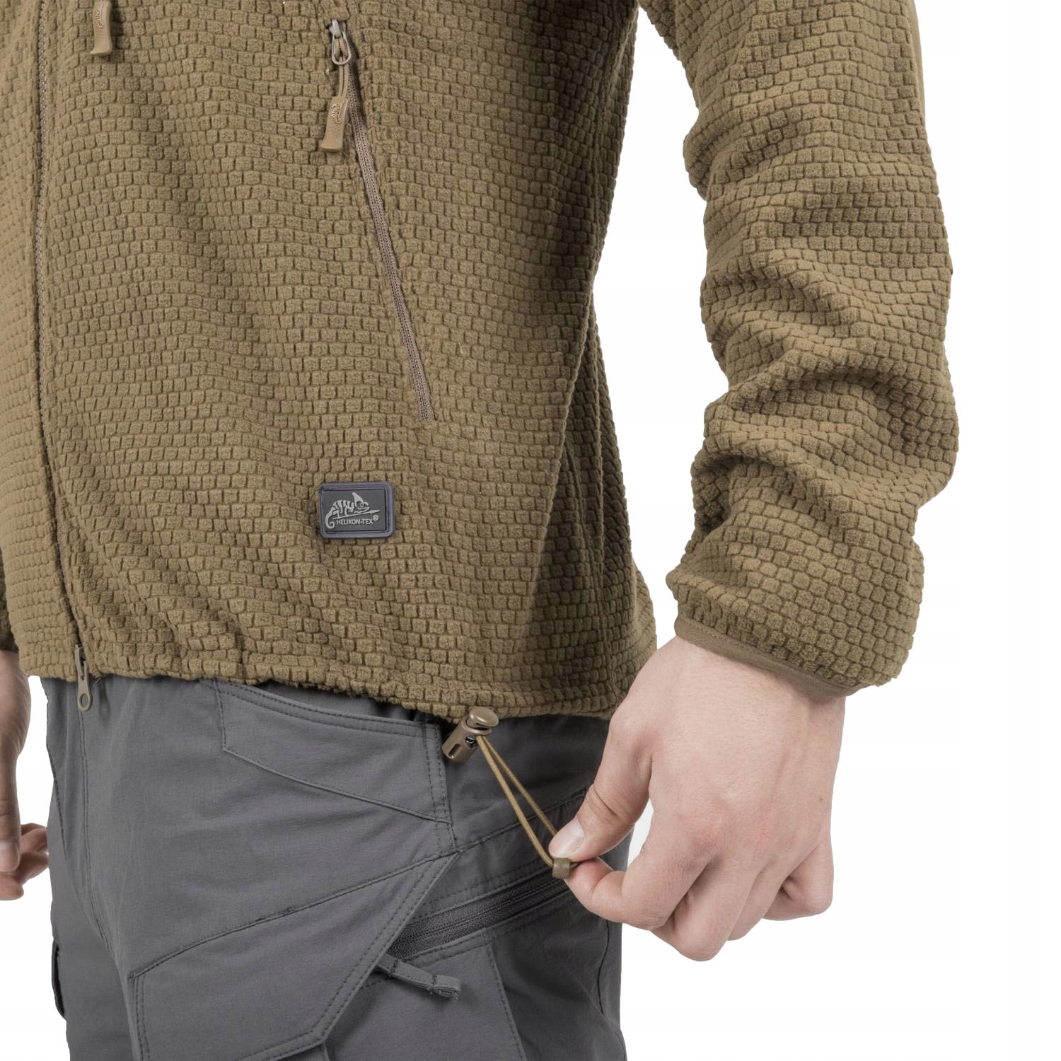 Bluza Polarowa Helikon Alpha Hoodie Czarna L Kolor czarny