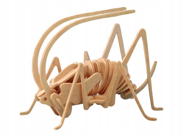 

Świerszcz składanka drewniana puzzle 3D E015