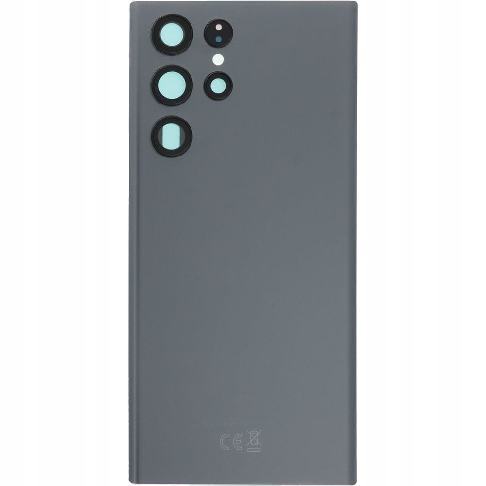 Zadní kryt, zadní sklo pro Samsung Galaxy S22 Ultra 5G, grafitová barva