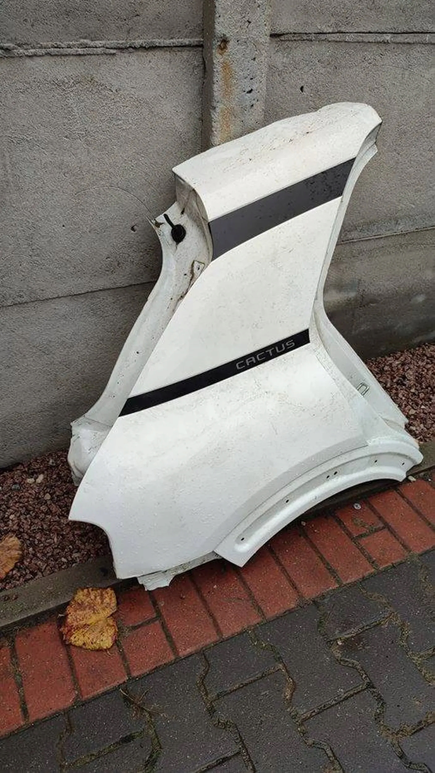 Citroen C4 Cactus 2018 rear part side right fender