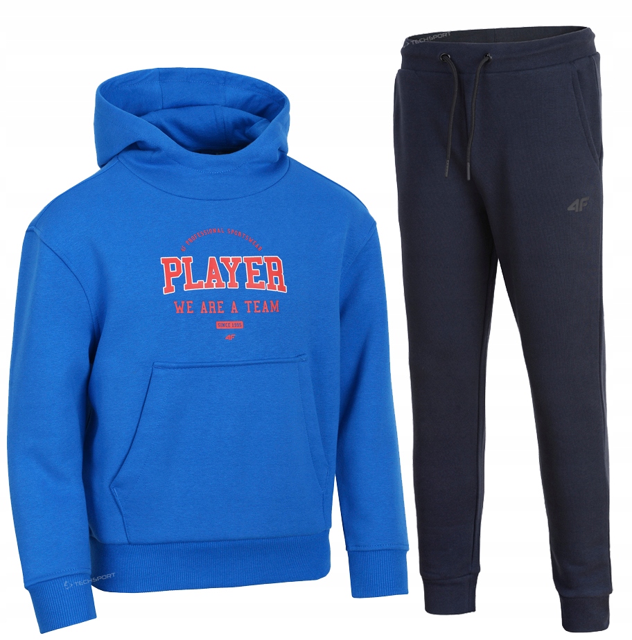 

4F Chłopięcy Dres Komplet Bluza Spodnie 152