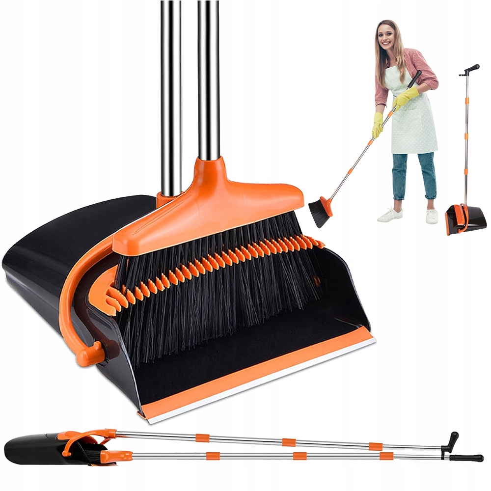 Sada Na Úklid Zametání Metly Na Tyči S Lopatkou