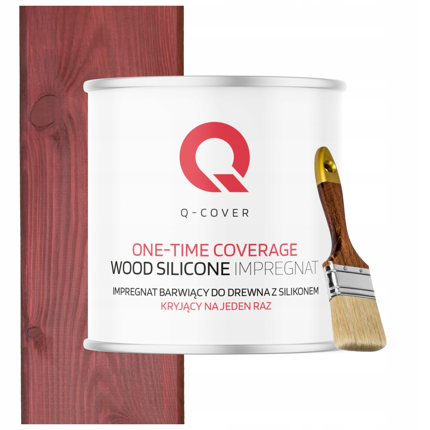 Impregnace Na Dřevo Na Jedno Použití Barva Višeň 2,5L +dárek
