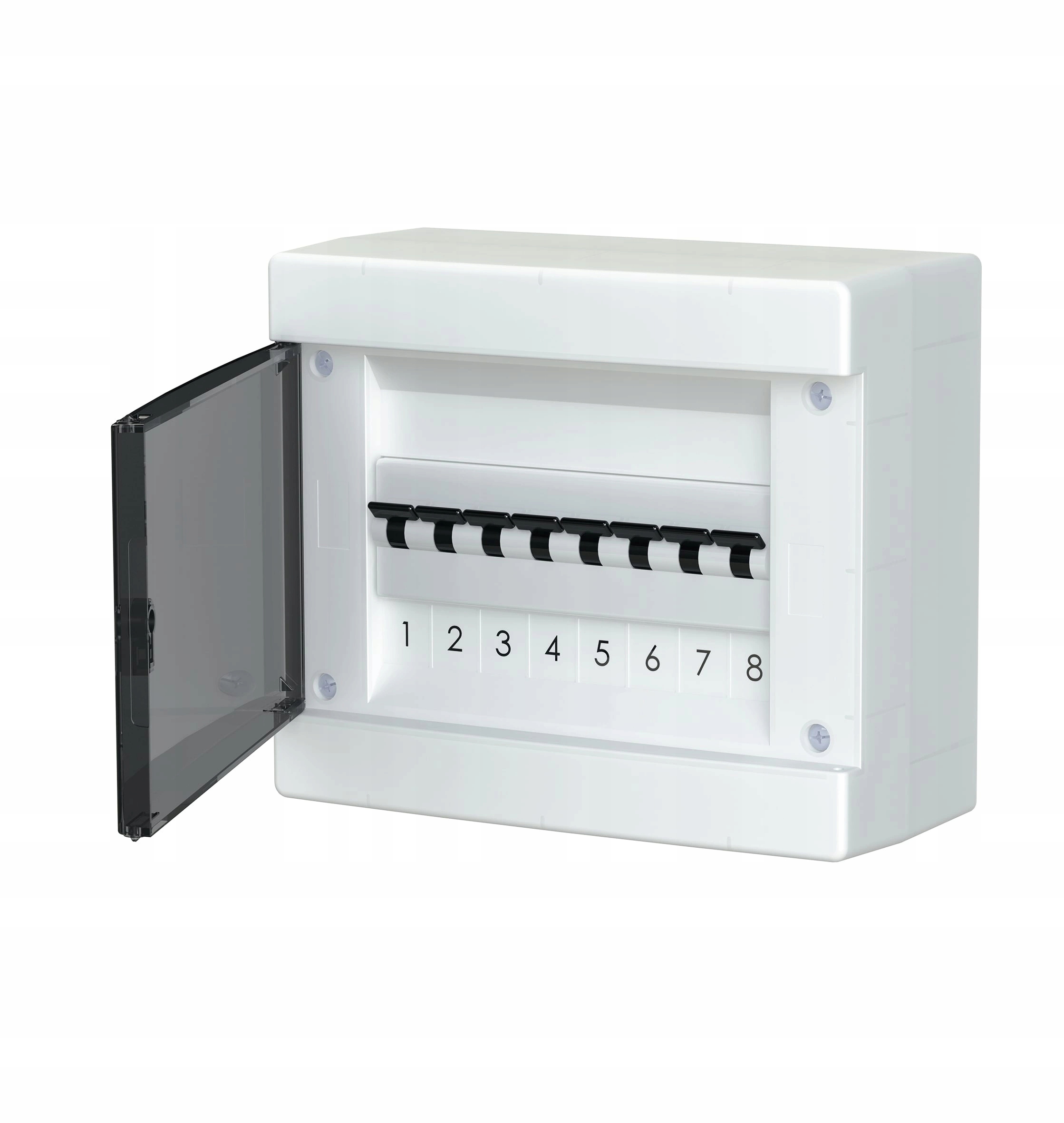 Rozdzielnica Modułowa n/t Plastikowa S-8 1X8 Pawbol C.1308-P Biała