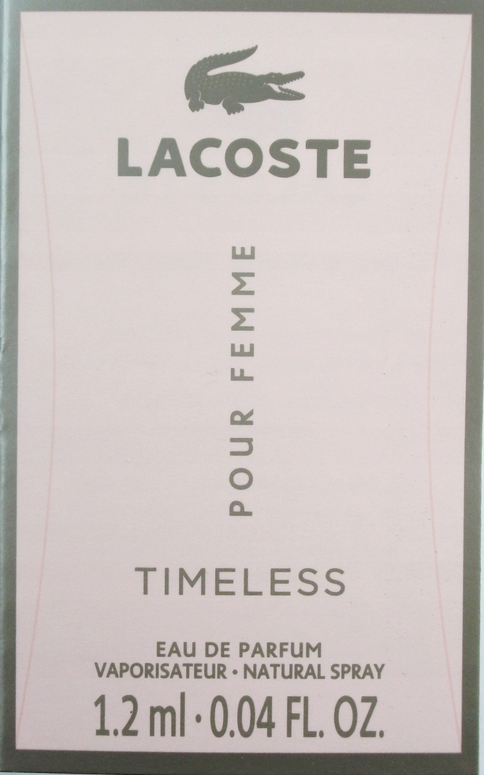 Lacoste Pour Femme Timeless 1,2 ml edp próbka