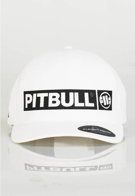 Čepice Snapback Pit Bull Stretch Hilltop Fitted bílá