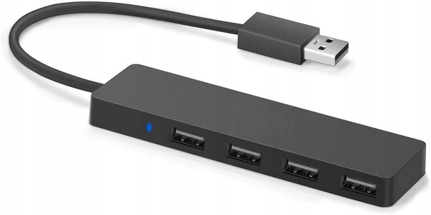 

Rozdzielacz Adapter Hub Usb 2.0 4x Usb Ultra Slim