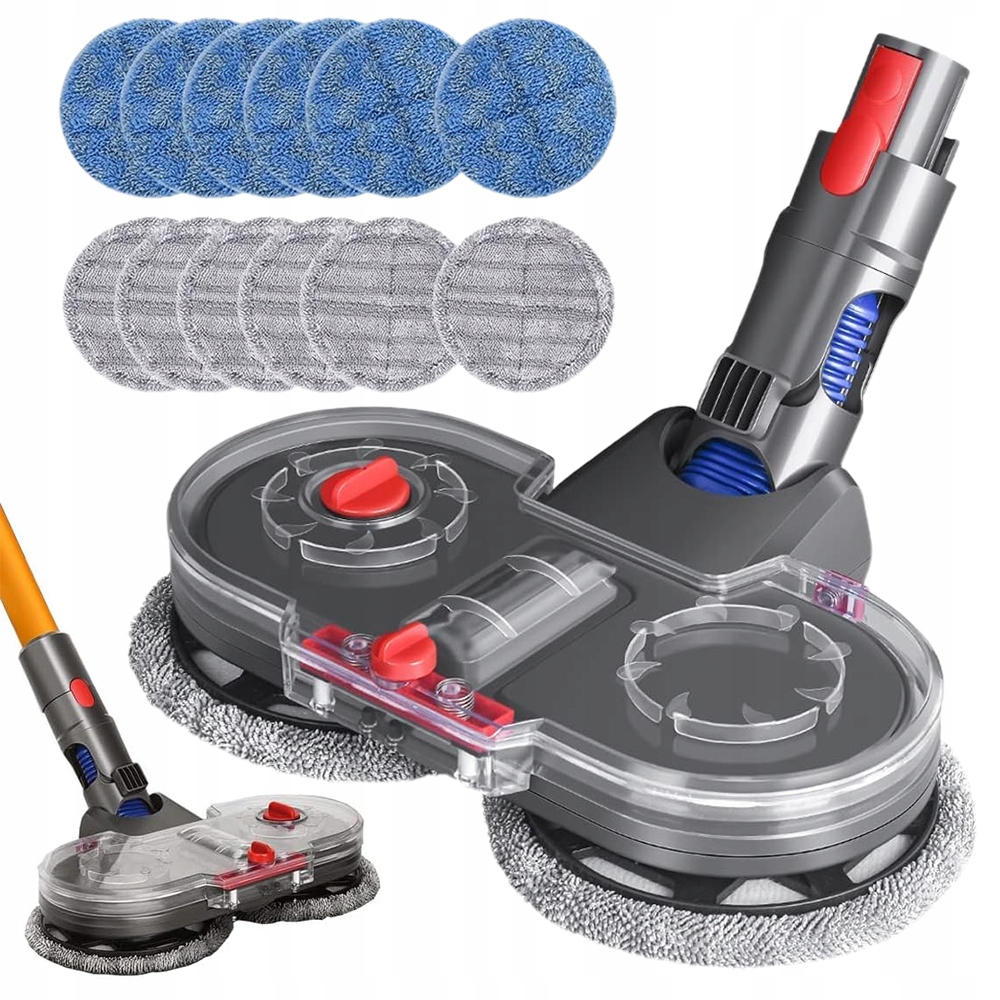 Rotační mop pro Dyson V8 V10 V11 V15 Mokré a suché čištění