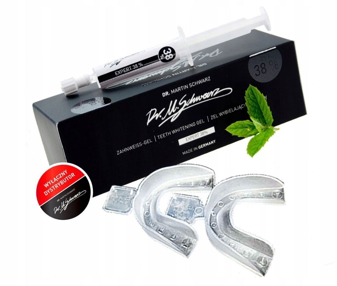 Żel Do Wybielania Zębów Dr.SCHWARZ_38% 2NAKŁADKI