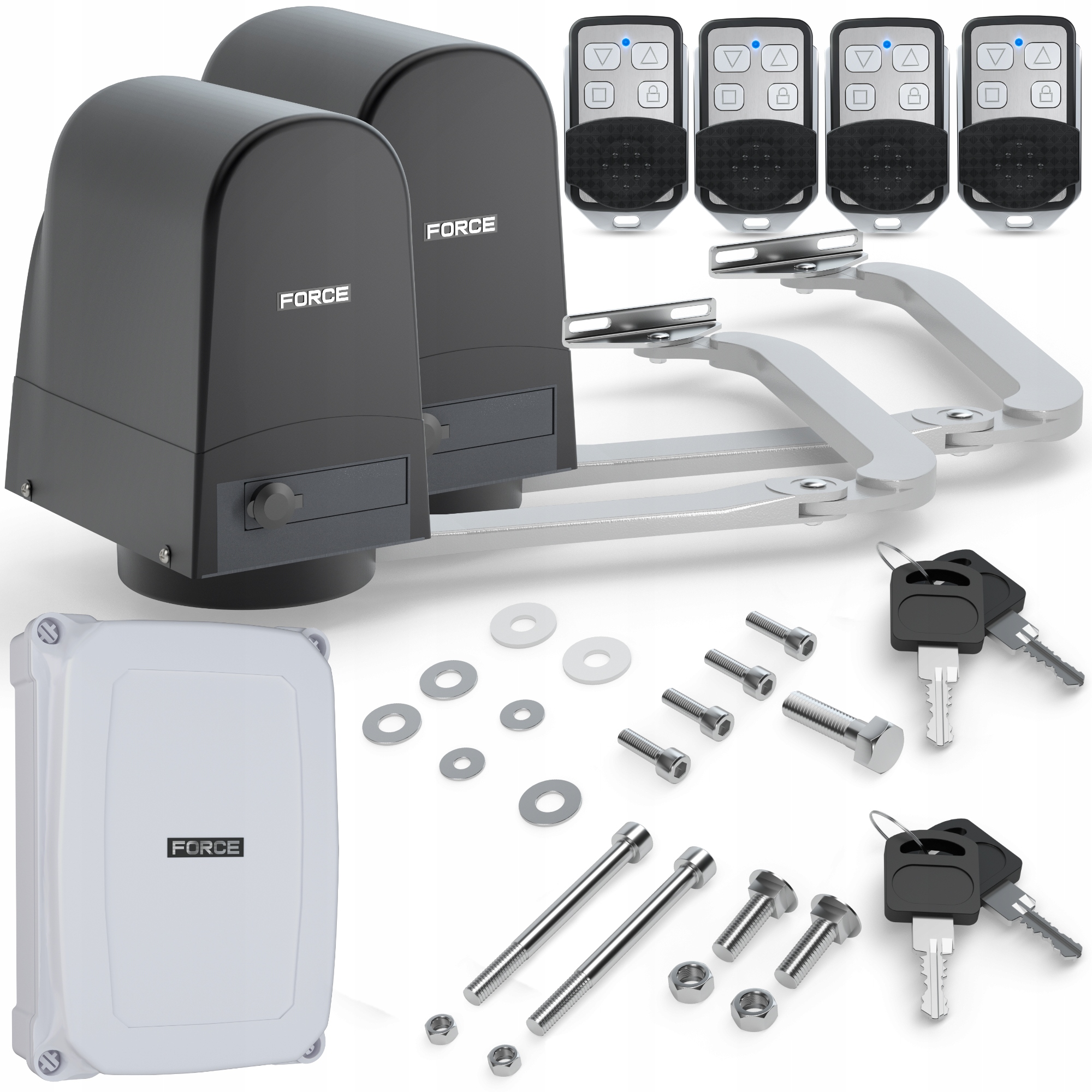 Sada Pro Křídlové Brány Force V300 Ls Do 3 M S Koncovkami