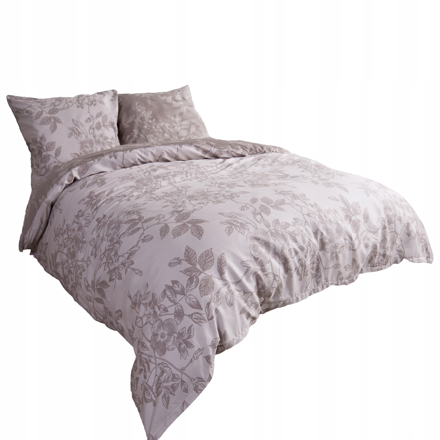 Posteľná Bielizeň bavlnená saténová Exclusive Harissa 160x200 Darymex béžové listy