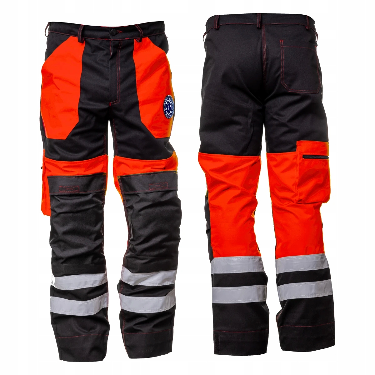 Spodnie Całoroczne Ratownik Ratownictwo Medyczne Fluo XL