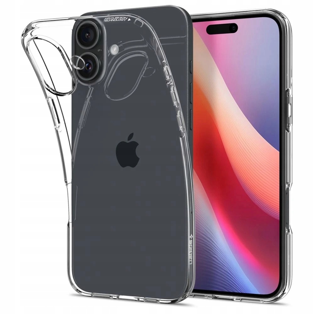Etui Spigen Liquid Crystal do iPhone 16 – przezroczyste