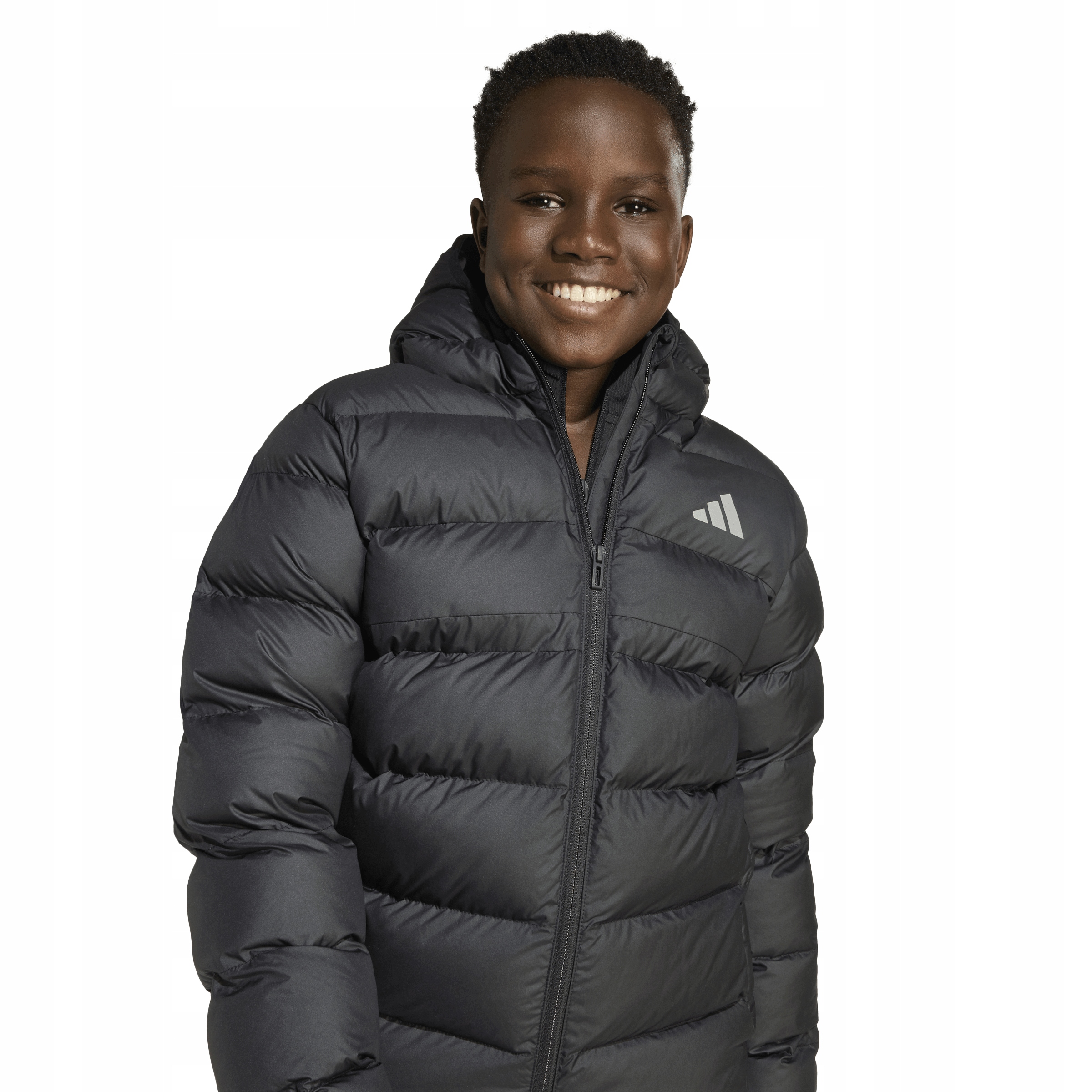 kurtka dziecięca młodzieżowa adidas r 176 JL7430 Climawarm