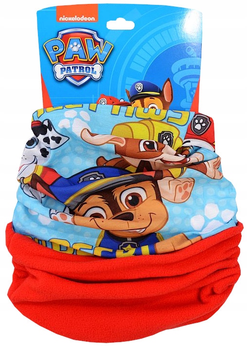 KOMIN SZALIK CHUSTA OCIEPLANY chłopięcy PSI PATROL polar czerwony *