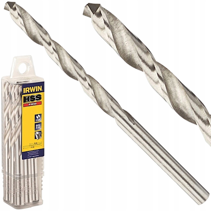 

Wiertło do metalu 5.2 x 86 mm Hss Pro Irwin 10szt
