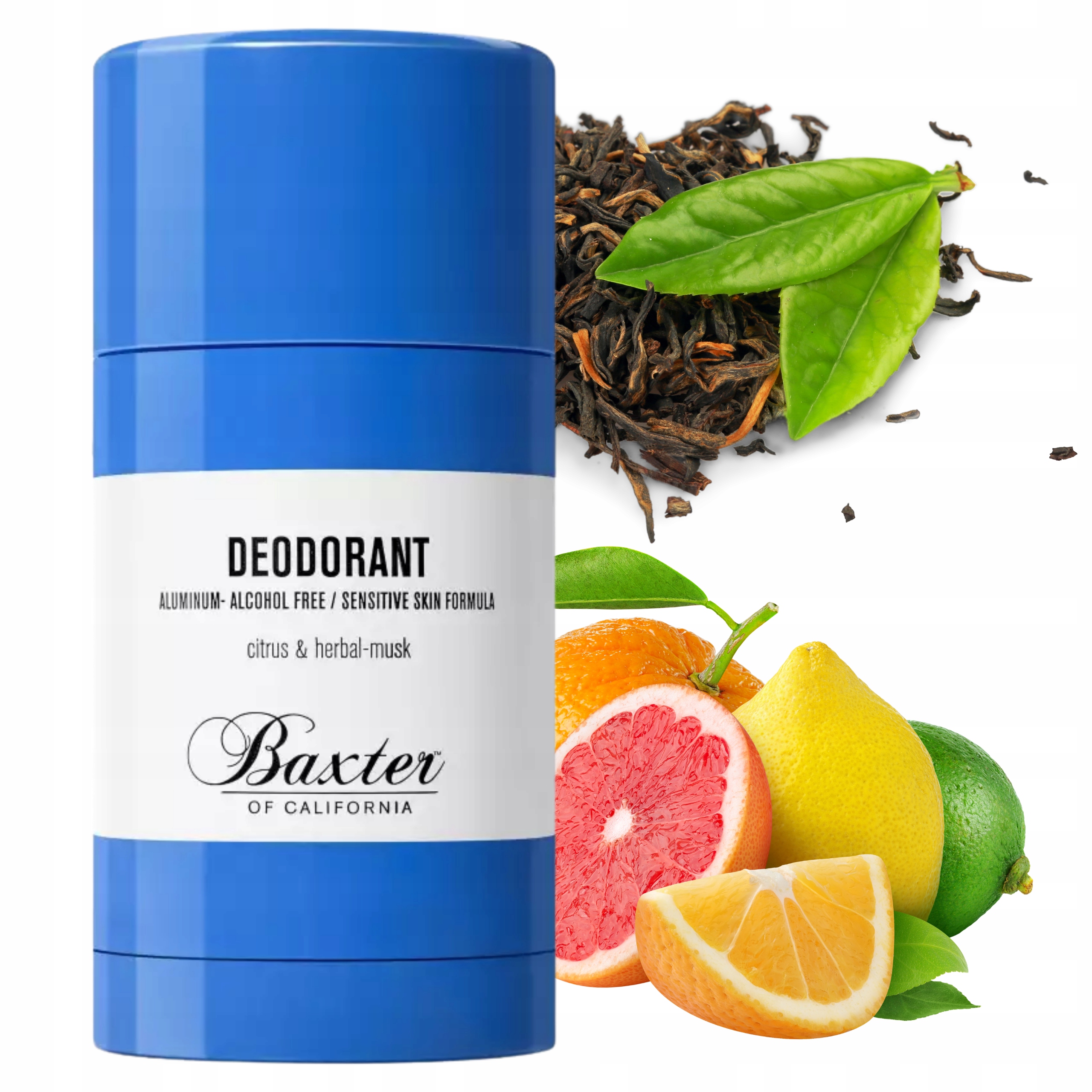 Dezodorant Męski w sztyfcie Baxter of California Citrus & Herbal-Musk 75g