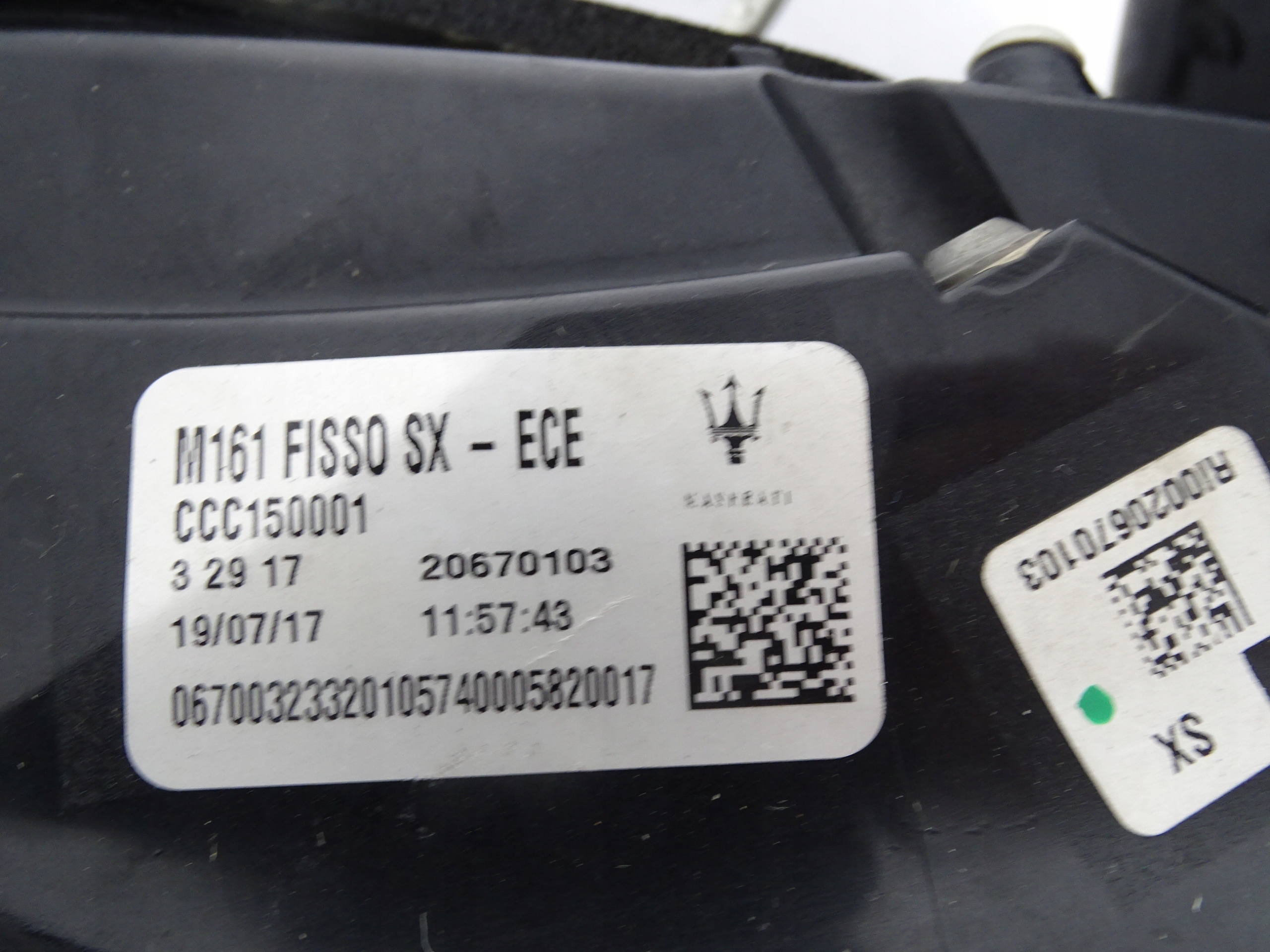 фонарь левый MASERATI LEVANTE M161 оригинал европа