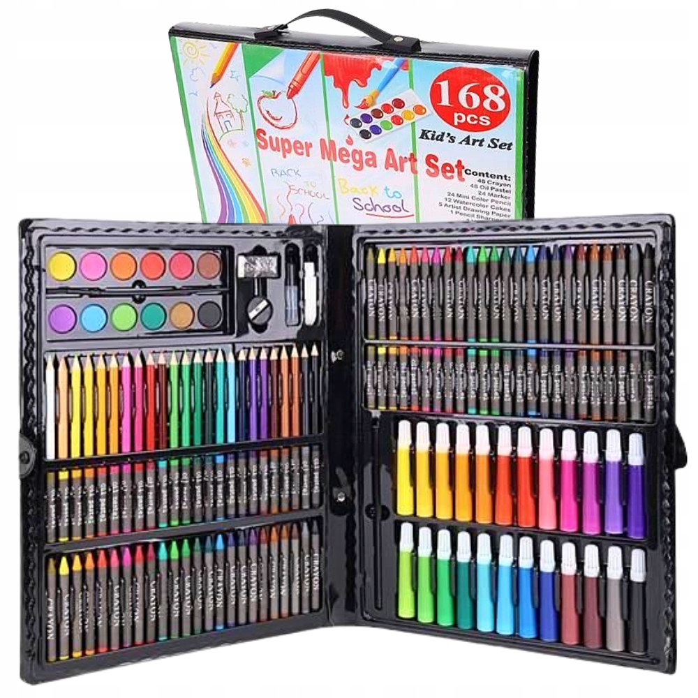 Sada Na Malování V Kufříku 168 dílků