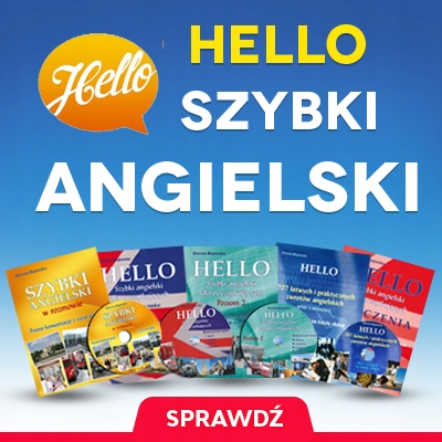 Język ANGIELSKI Cała Paczka Hello Szybki PROMOCJA ISBN 9788392744788