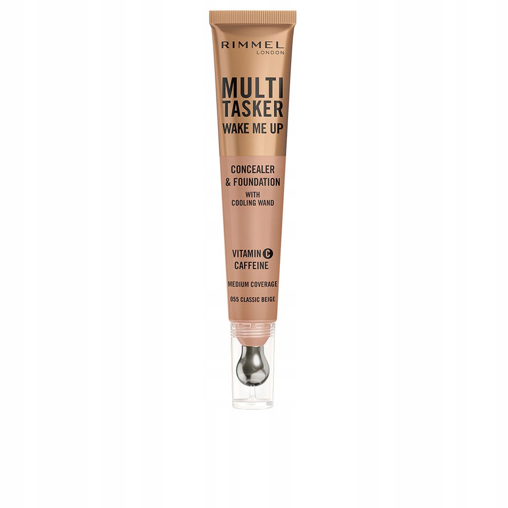 Rimmel Multi-Tasker Wake Me Up podkład i korektor z efektem rozświetlającym odcień 55 Classic Beige