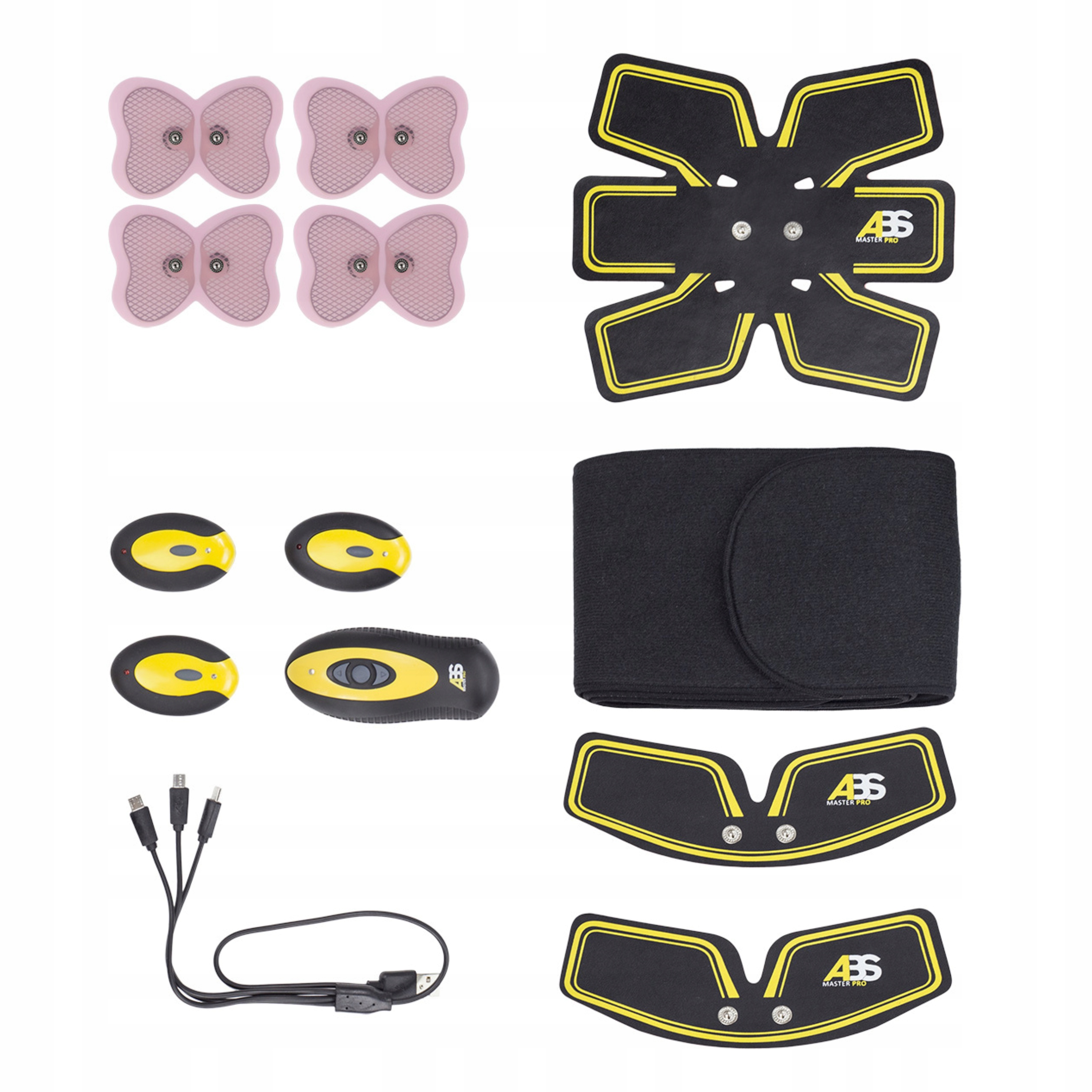 Elektrostimulátor Hms Abs Master Pro Ems Břišních Svalů Zeštíhlující pás