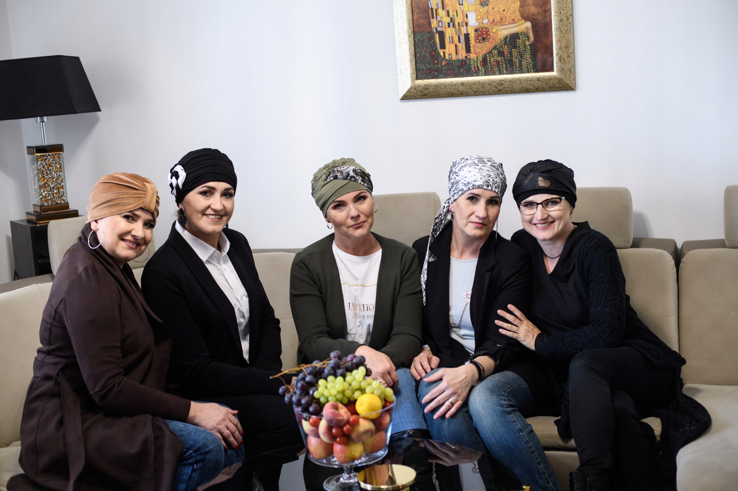 TURBAN CHUSTA POLA C/58 Turbany Chusty Odcień jagodowy