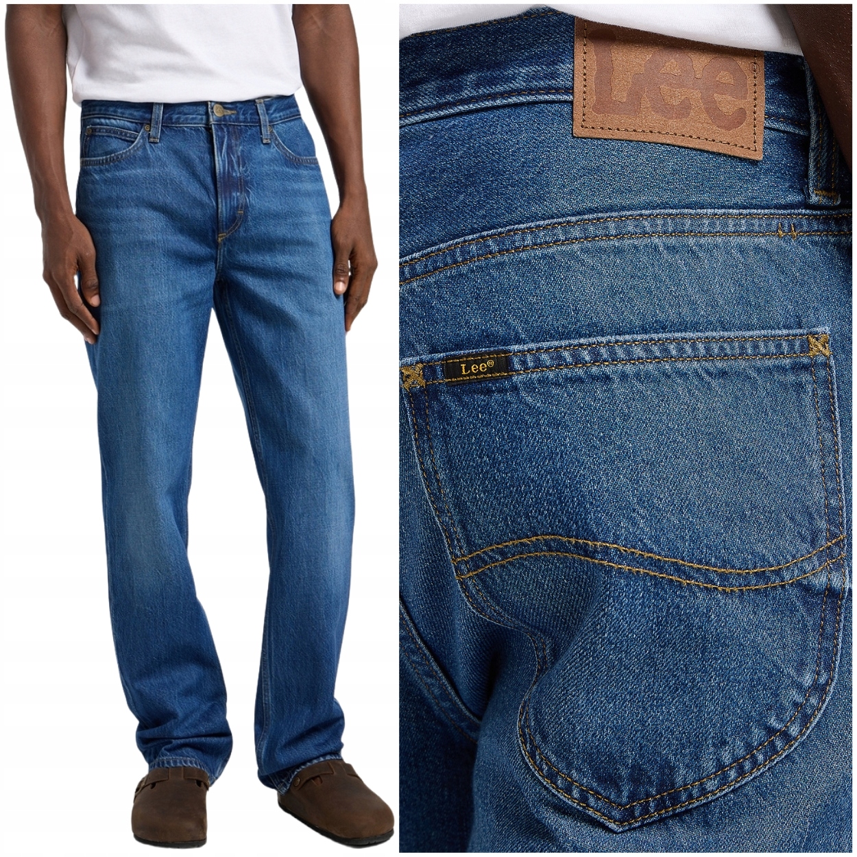 Lee West relaxed Flirt Alert jednoduché džínové kalhoty bez streče W31 L32