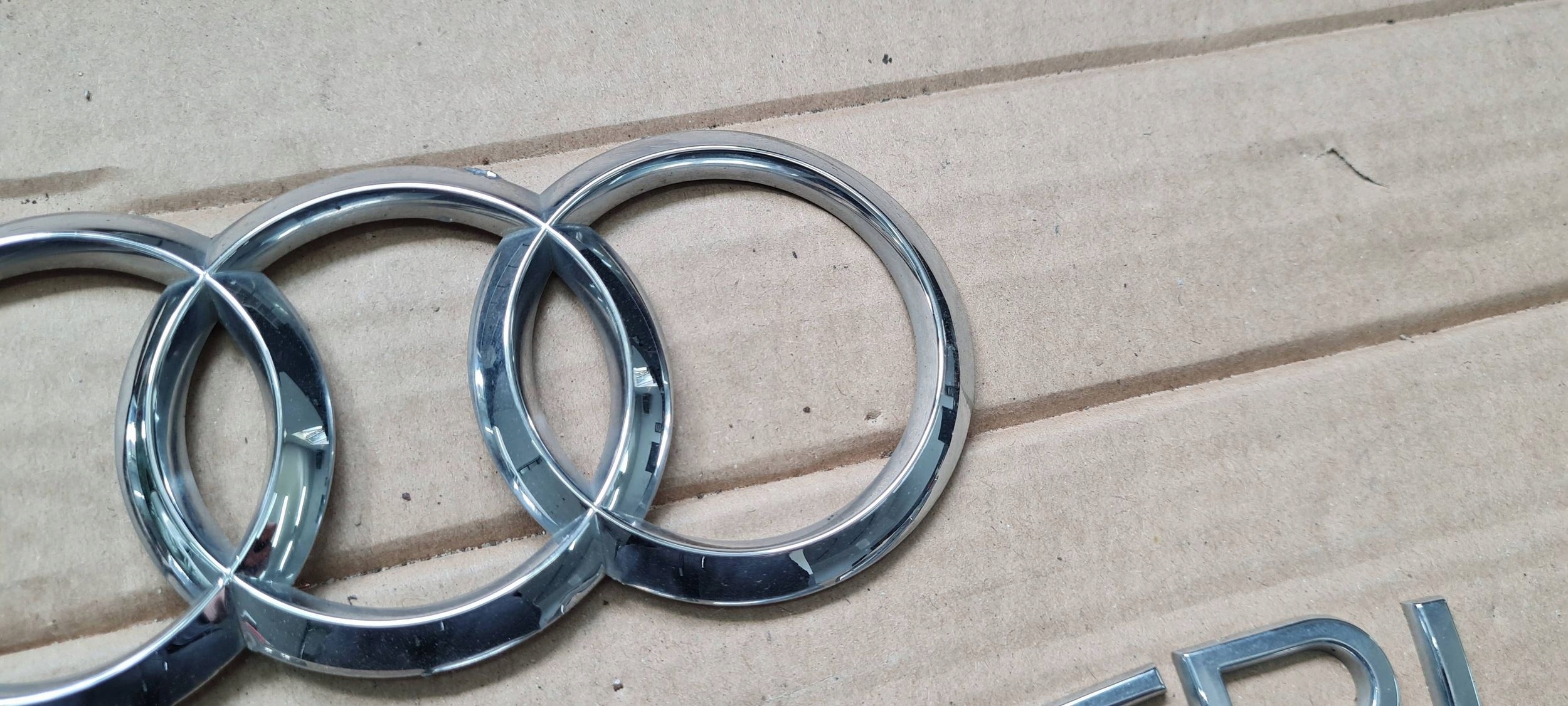 A6 C8 4K logo EMBLEMAT bonnet boot rear part A6 35TDI