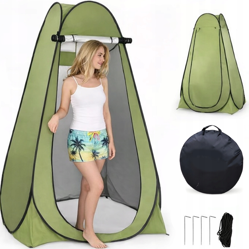 Namiot Duży Przebieralnia Prysznic Wc Toaleta Przenośna Kemping Plażowy